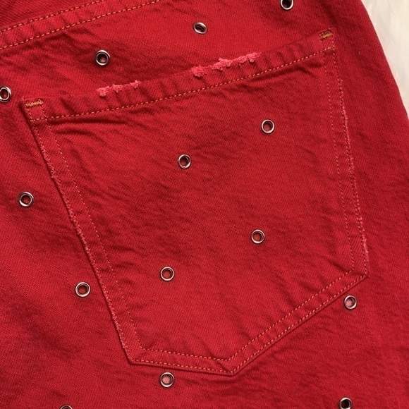 Citizens of Humanity Red Denim Jeans - Picture 2 of 11